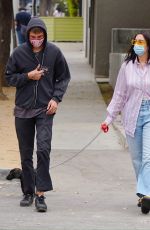DUA LIPA and Anwar Hadid Out with Their Dog in West Hollywood 09/110/2020