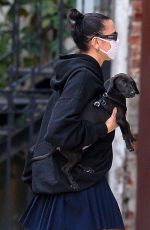 DUA LIPA Arrives at Her Apartment in New York 09/23/2020