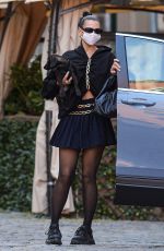 DUA LIPA Out with Her Dog in New York 09/23/2020