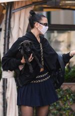 DUA LIPA Out with Her Dog in New York 09/23/2020