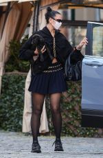 DUA LIPA Out with Her Dog in New York 09/23/2020