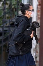 DUA LIPA Out with Her Dog in New York 09/23/2020