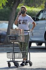 ELISABETTA CANALIS Shopping at Bristol Farms in West Hollywood 09/25/2020