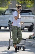 ELISABETTA CANALIS Shopping at Bristol Farms in West Hollywood 09/25/2020