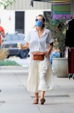 ELIZABETH OLSEN Heading to Alfred Coffee in Los Angeles 09/08/2020