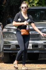 ELIZABETH OLSEN Leaves a Private Gym in Sherman Oaks 09/09/2020