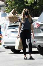 ELIZABETH OLSEN Out Shopping in Sherman Oaks 09/03/2020