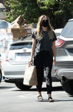 ELIZABETH OLSEN Out Shopping in Sherman Oaks 09/03/2020