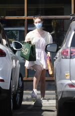 ELLE FANNING Out Shopping in Los Angeles 09/09/2020
