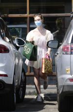 ELLE FANNING Out Shopping in Los Angeles 09/09/2020