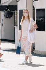 ELLE FANNING Out Shopping in Los Angeles 09/18/2020