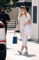 ELLE FANNING Out Shopping in Los Angeles 09/18/2020