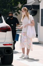 ELLE FANNING Out Shopping in Los Angeles 09/18/2020
