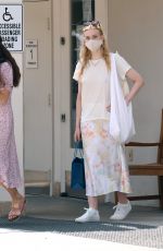 ELLE FANNING Out Shopping in Los Angeles 09/18/2020
