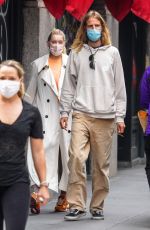 ELSA HOSK and Tom Daly Out in New York 09/17/2020
