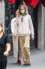 ELSA HOSK and Tom Daly Out in New York 09/17/2020