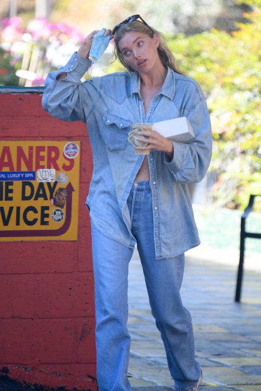 ELSA HOSK Out for Coffee in Los Angeles 09/06/2020