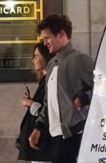 EMILIA CLARKE and Matt Smith Out in London 09/11/2020