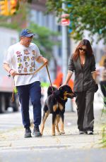 EMILY RATAJKOWSKI and Sebastian Bear McClard Out with Their Dog in New York 09/26/2020