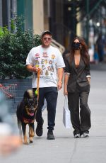 EMILY RATAJKOWSKI and Sebastian Bear McClard Out with Their Dog in New York 09/26/2020