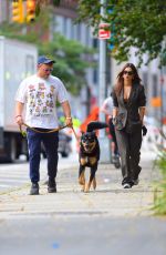EMILY RATAJKOWSKI and Sebastian Bear McClard Out with Their Dog in New York 09/26/2020