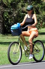 EMILY RATAJKOWSKI Out for a Bike Ride in The Hamptons 08/30/2020
