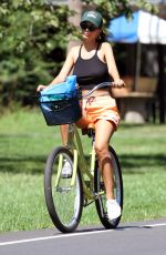 EMILY RATAJKOWSKI Out for a Bike Ride in The Hamptons 08/30/2020