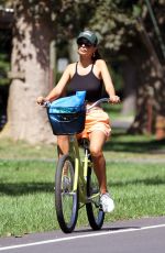 EMILY RATAJKOWSKI Out for a Bike Ride in The Hamptons 08/30/2020