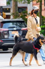 EMILY RATAJKOWSKI Out with Her Dog in New York 09/18/2020