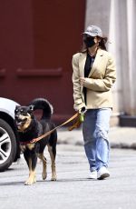 EMILY RATAJKOWSKI Out with Her Dog in New York 09/18/2020