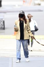 EMILY RATAJKOWSKI Out with Her Dog in New York 09/18/2020
