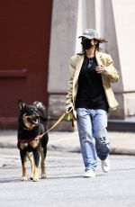 EMILY RATAJKOWSKI Out with Her Dog in New York 09/18/2020