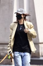 EMILY RATAJKOWSKI Out with Her Dog in New York 09/18/2020