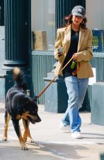 EMILY RATAJKOWSKI Out with Her Dog in New York 09/18/2020