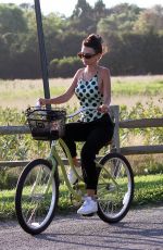EMILY RATAJKOWSKI Riding Bike and Out on the Beach in The Hamptons 09/03/2020
