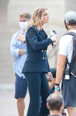 EMILY VANCAMP on the Set of The Falcon and the Winter Soldier in Atlanta 09/14/2020
