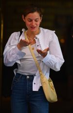 EMMA CORRIN in Ripped Denim Leaves Her Hotel in Venice 09/09/2020