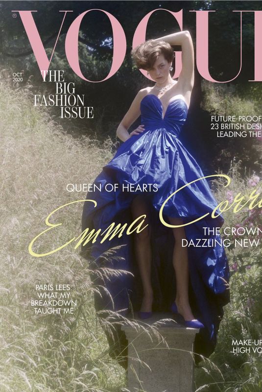 EMMA CORRIN in Vogue Magazine, UK October 2020