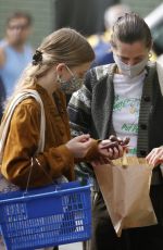 EMMA CORRIN Shopping at Farmers Market in London 09/21/2020
