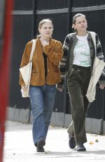 EMMA CORRIN Shopping at Farmers Market in London 09/21/2020