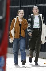 EMMA CORRIN Shopping at Farmers Market in London 09/21/2020