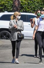 EMMA ROBERTS abd KRISTEN STEWART Out in Los Angeles 08/30/2020