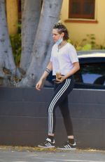 EMMA ROBERTS abd KRISTEN STEWART Out in Los Angeles 08/30/2020