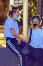 EMMA ROBERTS abd KRISTEN STEWART Out in Los Angeles 08/30/2020