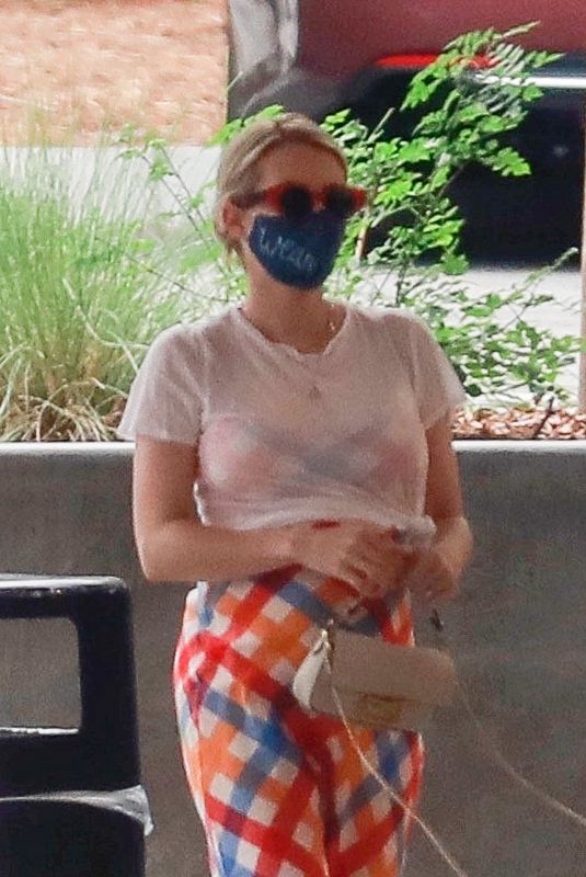 EMMA ROBERTS Out and About in Los Feliz 09/08/2020