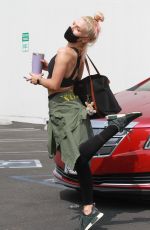 EMMA SLATER, SHARNA BURGESS and PETA MURGATROYD at DWTS Rehearsal Studios in Los Angeles 09/17/2020