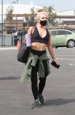 EMMA SLATER, SHARNA BURGESS and PETA MURGATROYD at DWTS Rehearsal Studios in Los Angeles 09/17/2020