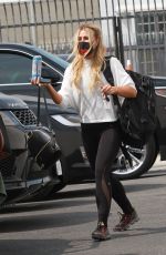 EMMA SLATER, SHARNA BURGESS and PETA MURGATROYD at DWTS Rehearsal Studios in Los Angeles 09/17/2020