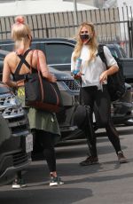 EMMA SLATER, SHARNA BURGESS and PETA MURGATROYD at DWTS Rehearsal Studios in Los Angeles 09/17/2020