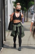 EMMA SLATER, SHARNA BURGESS and PETA MURGATROYD at DWTS Rehearsal Studios in Los Angeles 09/17/2020